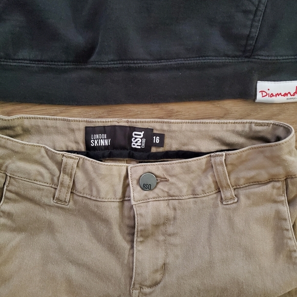 Diamond hoodie with RSQ London Skinny chino pant 16 - Picture 4 of 5